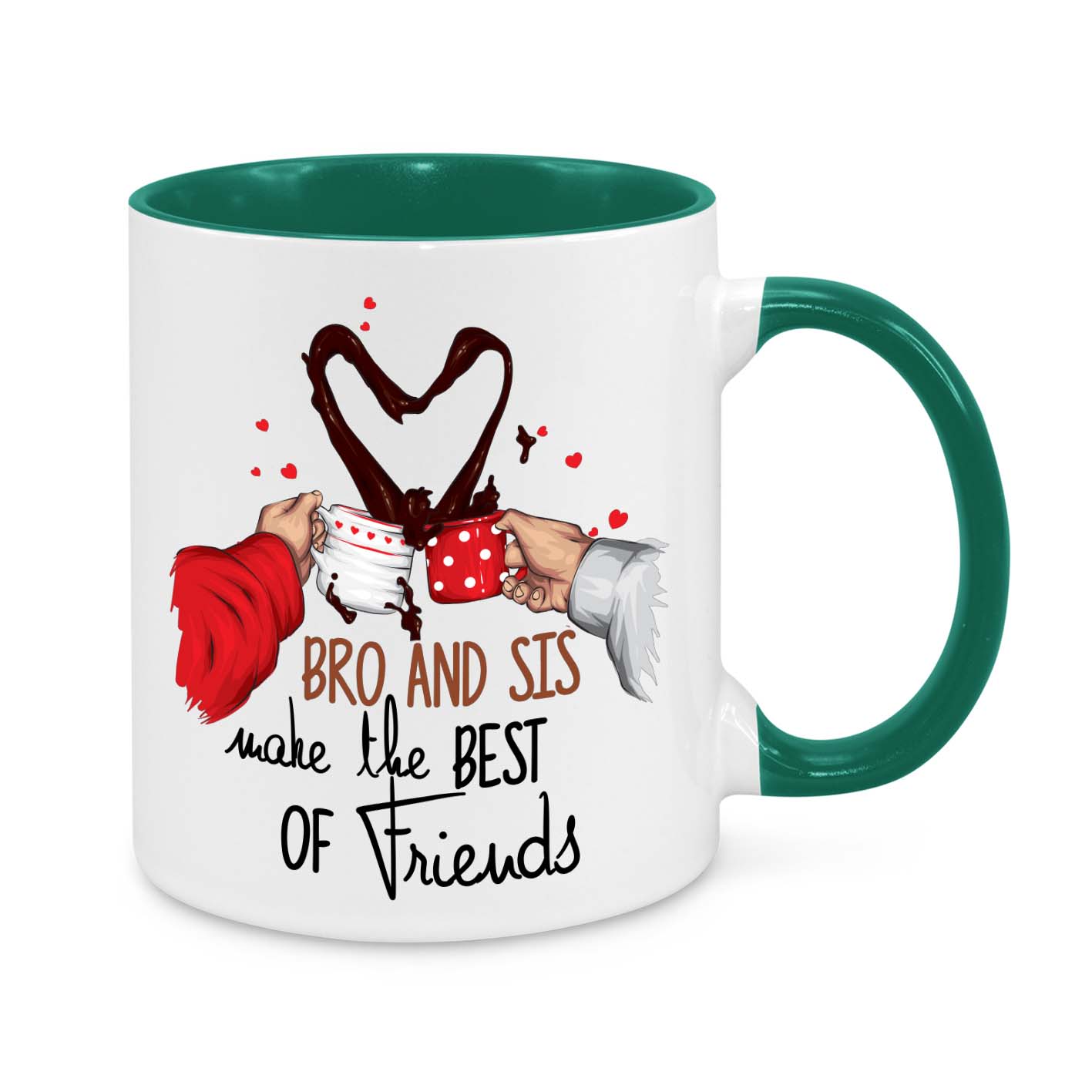 Bro and Sis Make the Best of Friends Novelty Mug