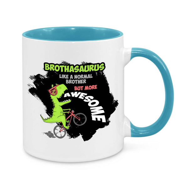 Brothasaurus Mug – Funny Dinosaur Gift for Brothers, Birthday & Christmas Present