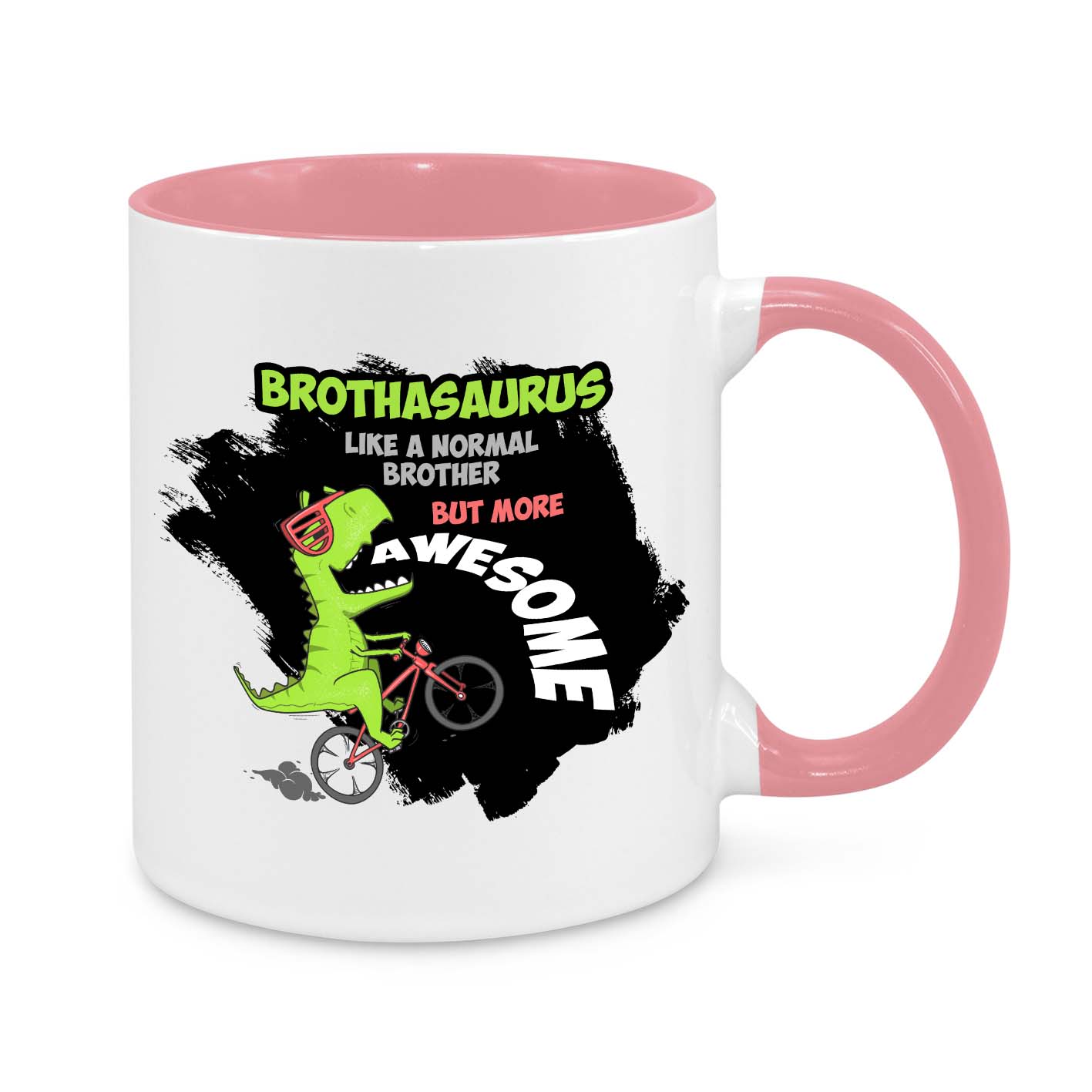 Brothasaurus Mug – Funny Dinosaur Gift for Brothers, Birthday & Christmas Present