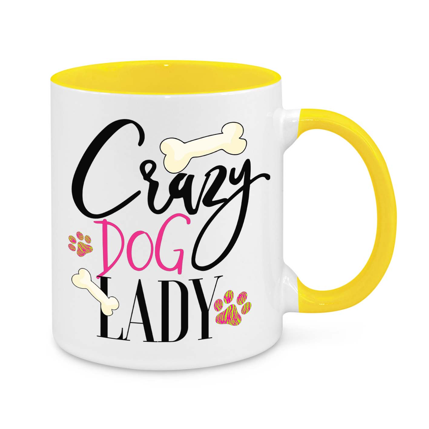 Crazy Dog Lady Novelty Mug