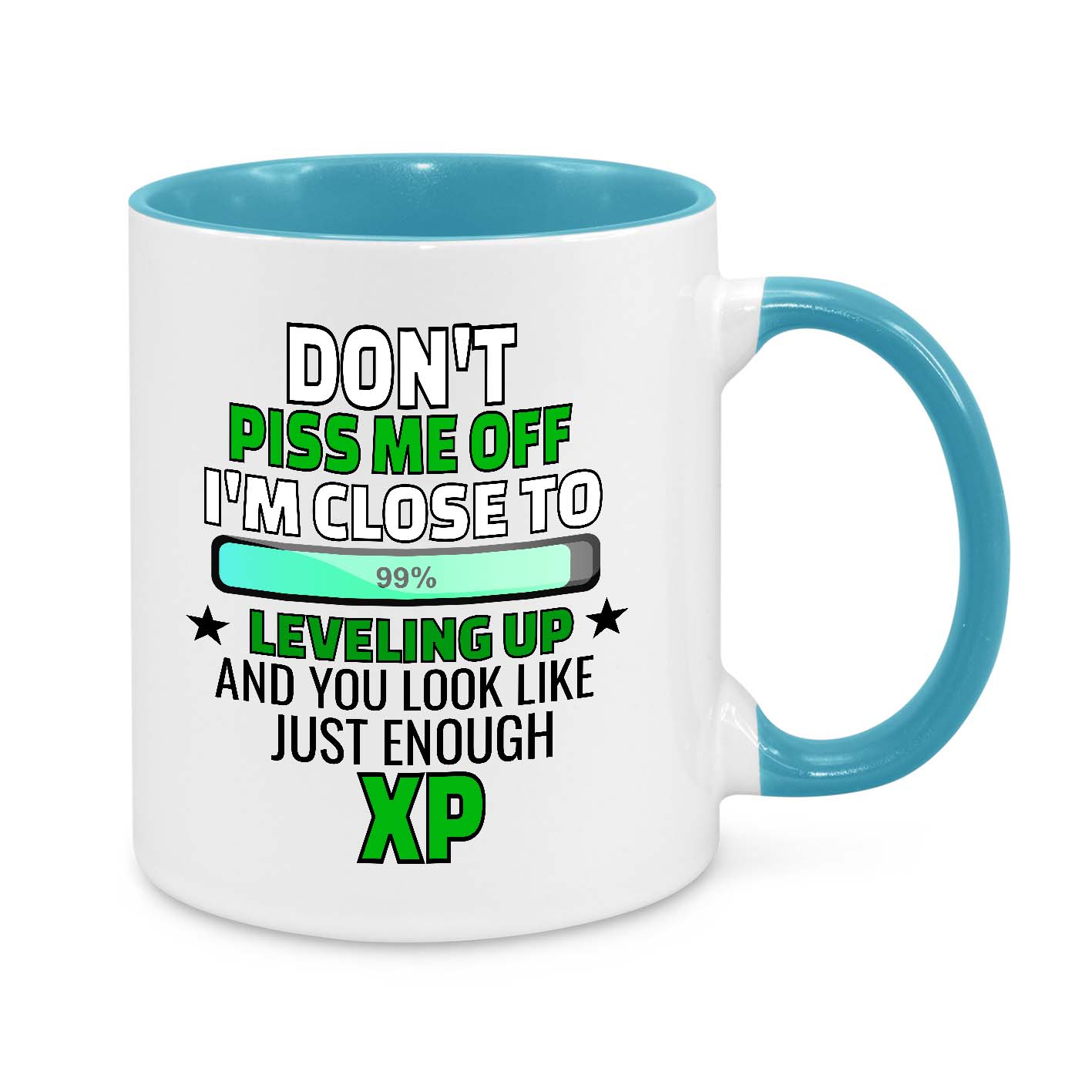 Funny Gamer Mug – Don’t Piss Me Off, I’m Close to Leveling Up!