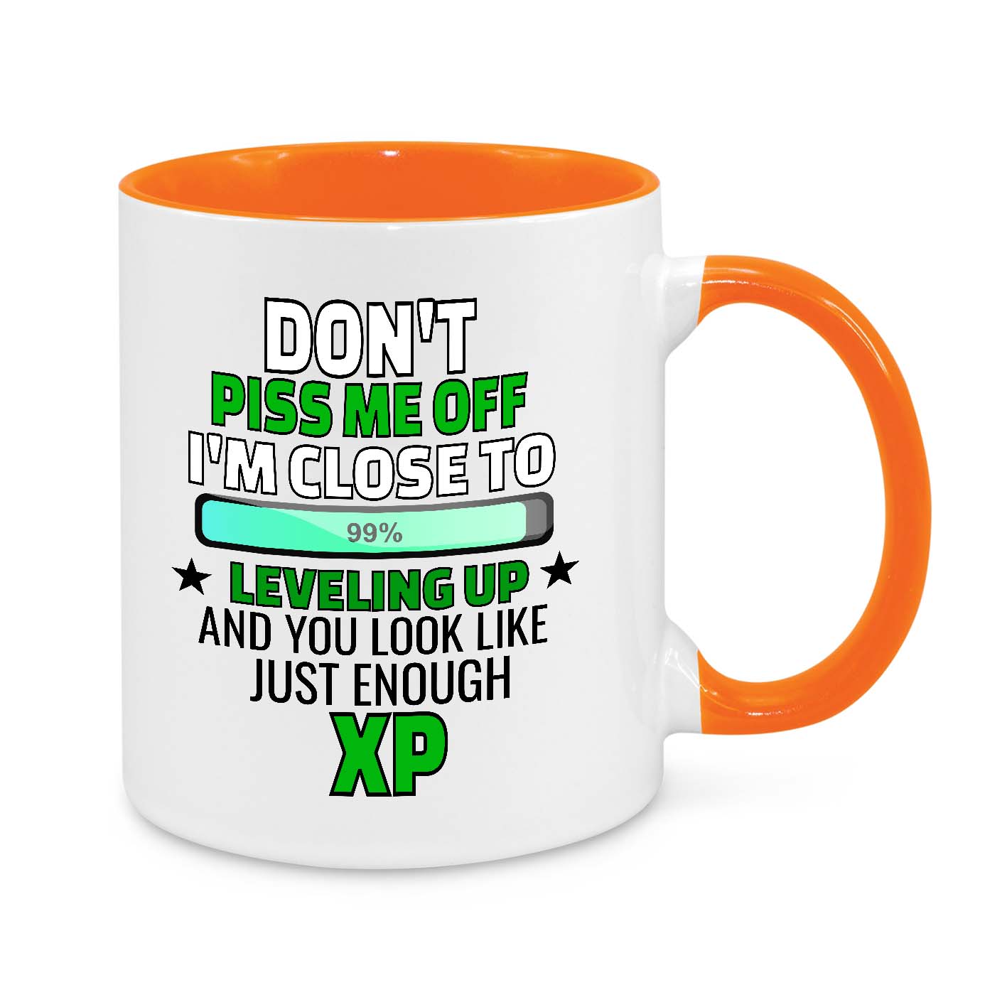 Funny Gamer Mug – Don’t Piss Me Off, I’m Close to Leveling Up!