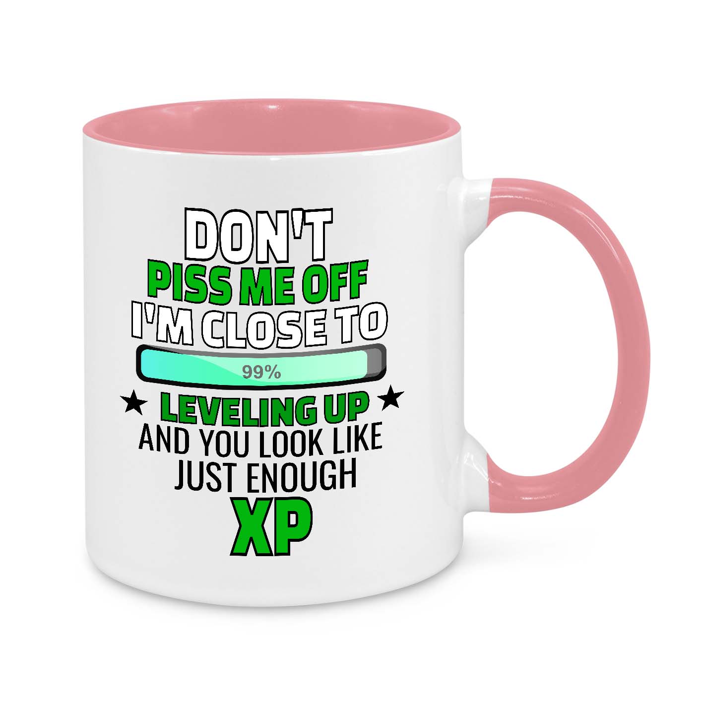 Funny Gamer Mug – Don’t Piss Me Off, I’m Close to Leveling Up!