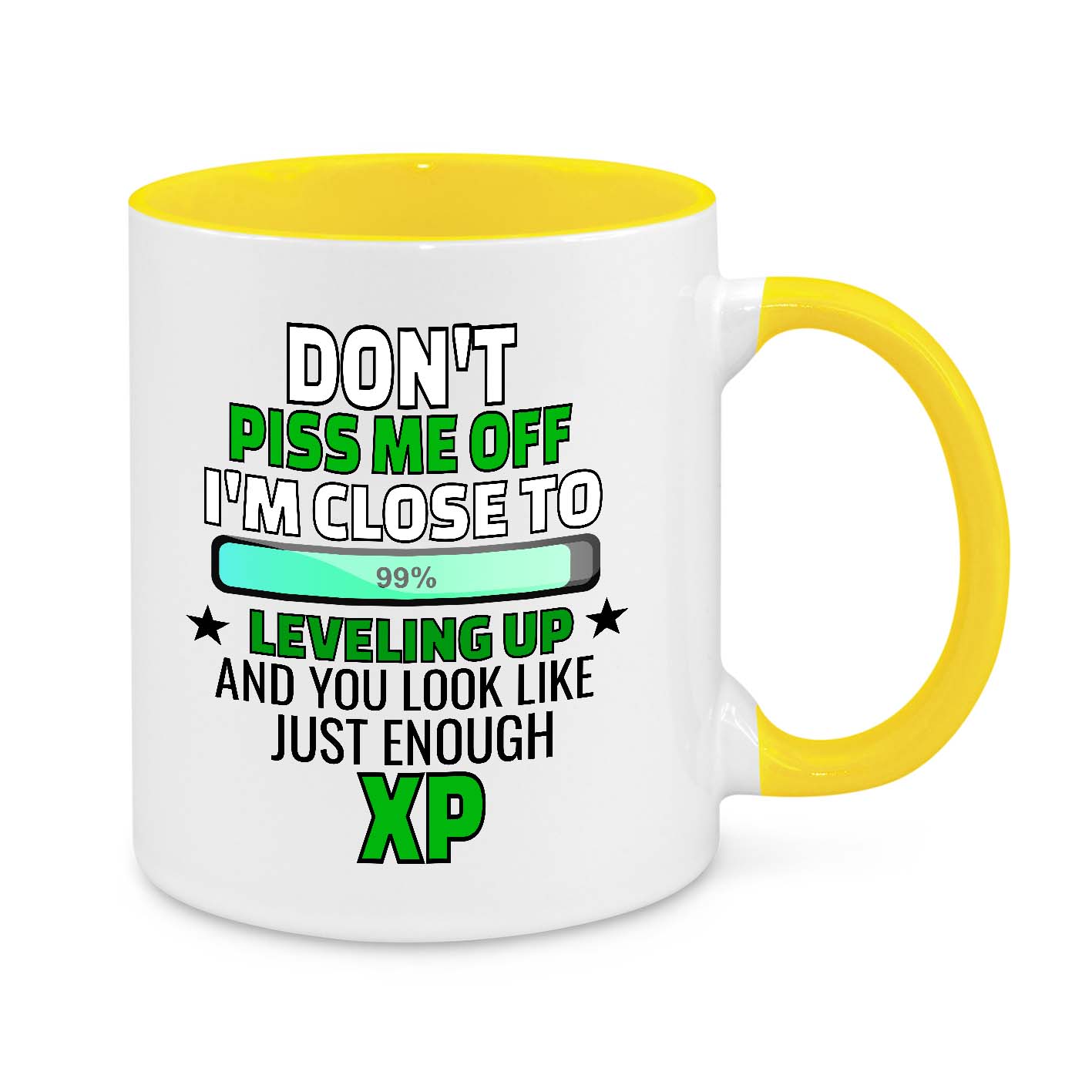 Funny Gamer Mug – Don’t Piss Me Off, I’m Close to Leveling Up!