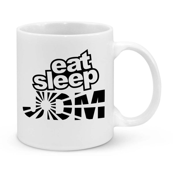 "Eat Sleep JDM" Mug – The Ultimate Coffee Cup for JDM Lovers!