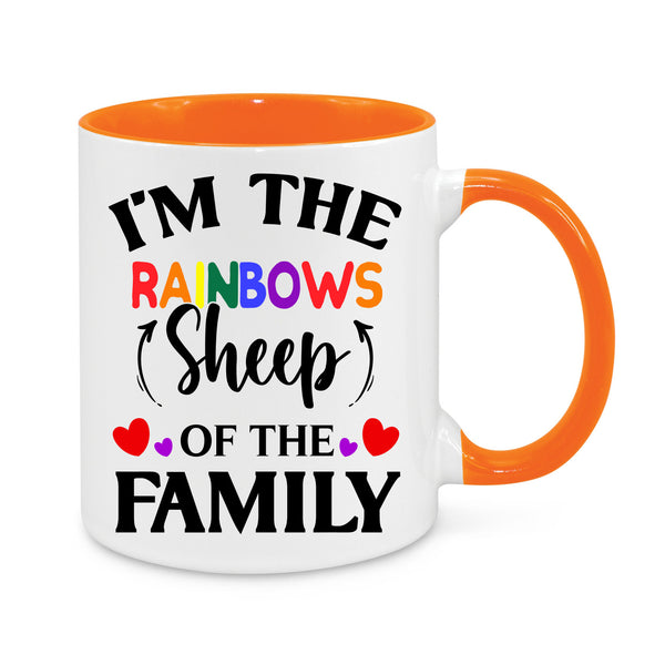 I am the Rainbow Sheep of The Family Novelty Mug