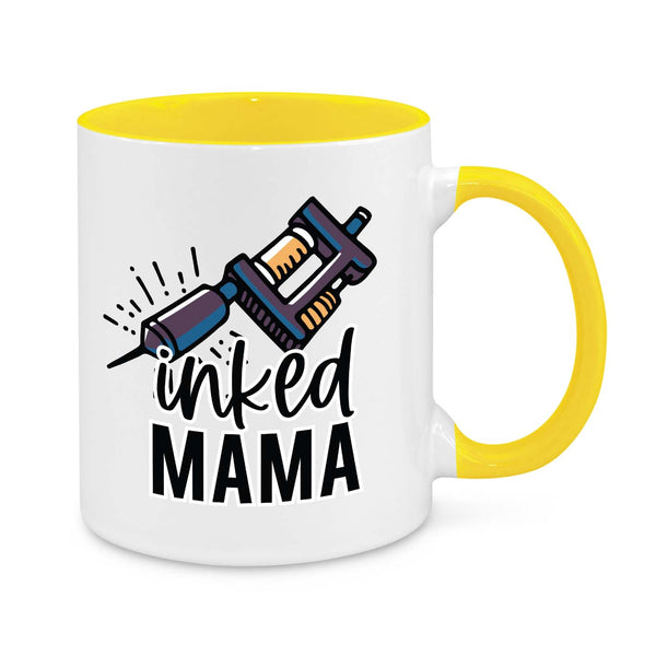 "Inked Mama" Mug β Tattooed Mom Coffee Cup