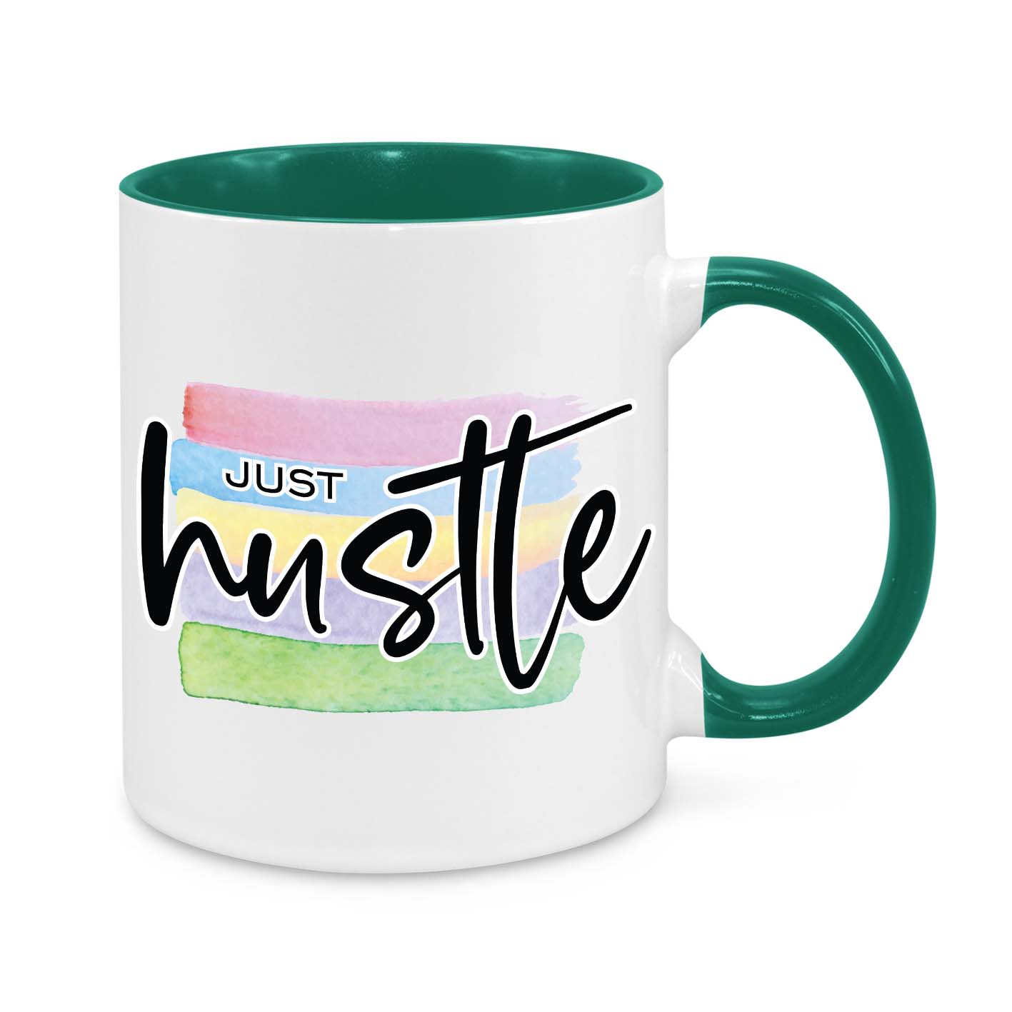 Just Hustle Mug – Motivational Coffee Cup for Go-Getters & Entrepreneurs