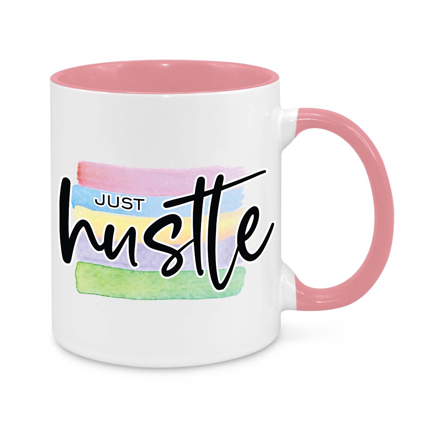 Just Hustle Mug – Motivational Coffee Cup for Go-Getters & Entrepreneurs