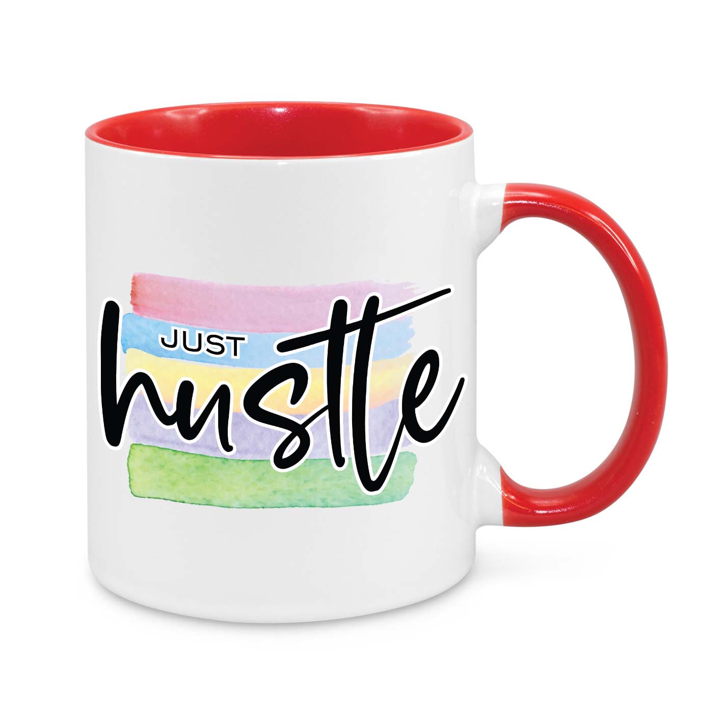 Just Hustle Mug – Motivational Coffee Cup for Go-Getters & Entrepreneurs