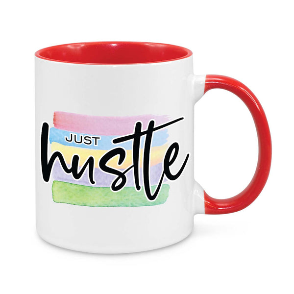 Just Hustle Mug – Motivational Coffee Cup for Go-Getters & Entrepreneurs