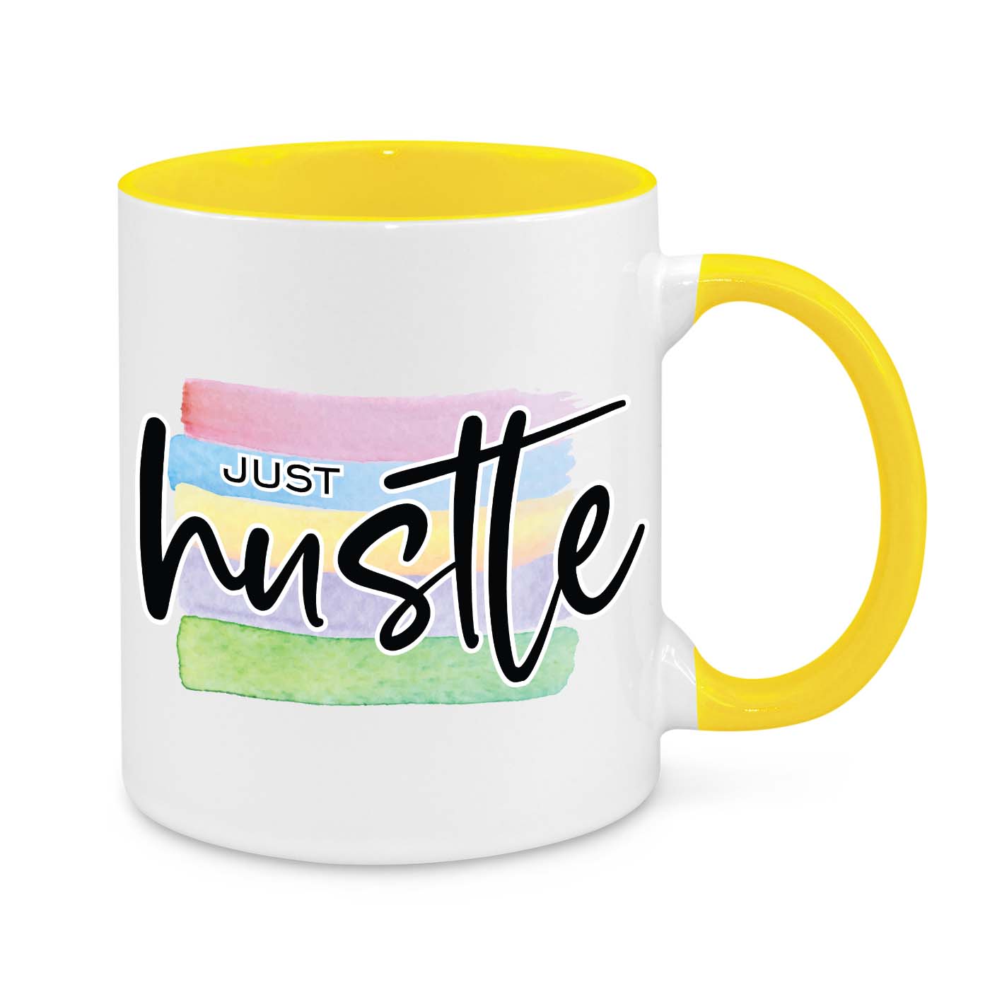 Just Hustle Mug – Motivational Coffee Cup for Go-Getters & Entrepreneurs