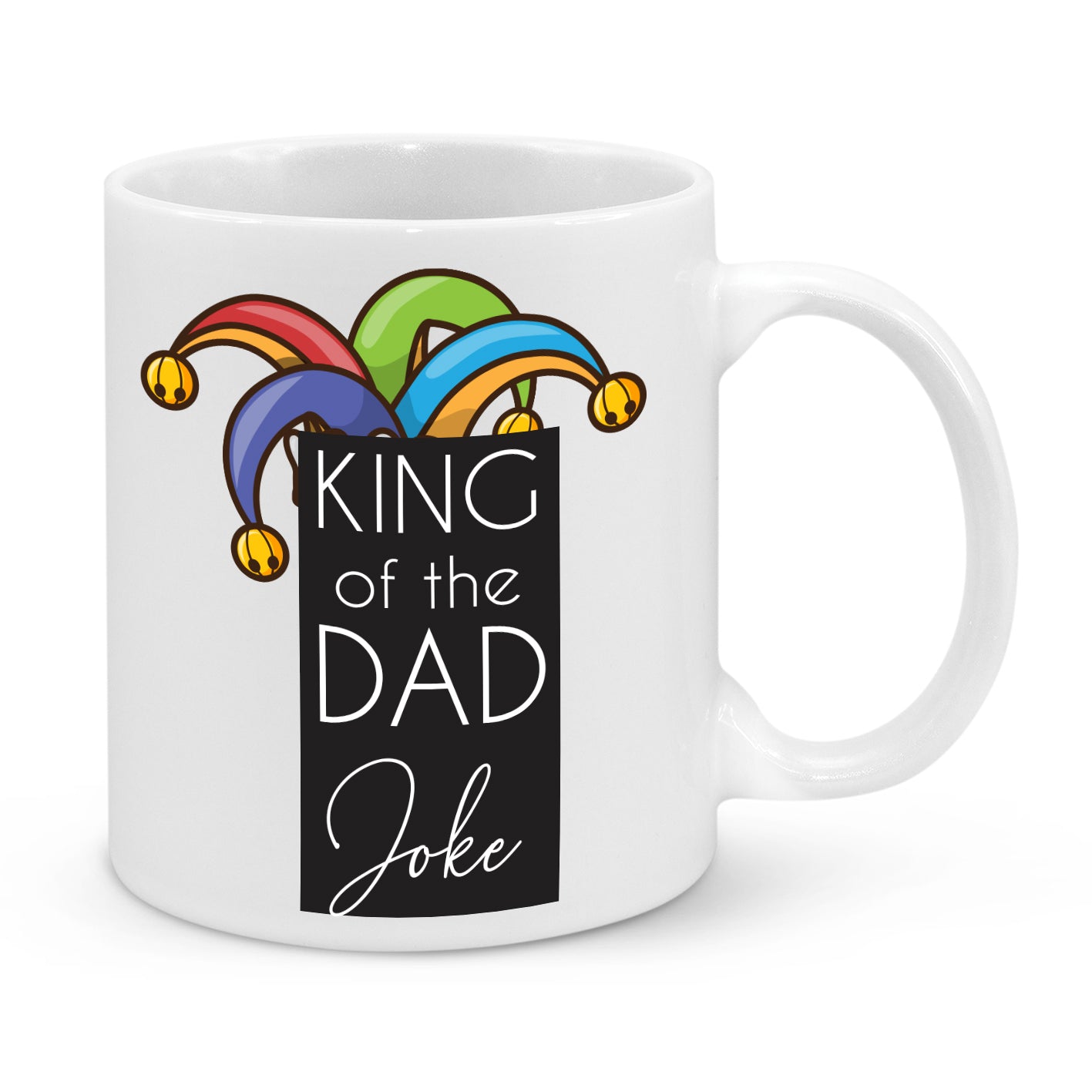 King of the Dad Joke Coffee Mug – Funny Dad Gift – Perfect for Father's Day & Birthdays