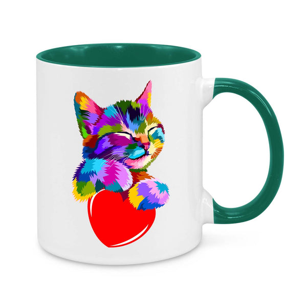 Colourful Cat Art Mug – The Purr-fect Gift for Cat Lovers
