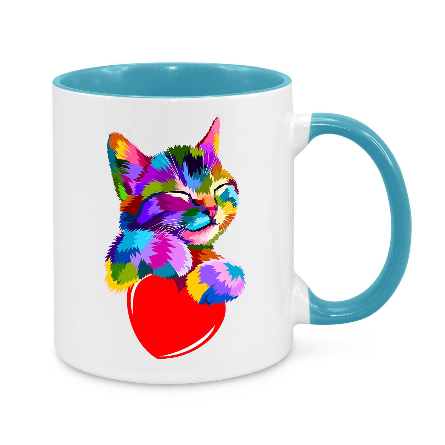Colourful Cat Art Mug – The Purr-fect Gift for Cat Lovers