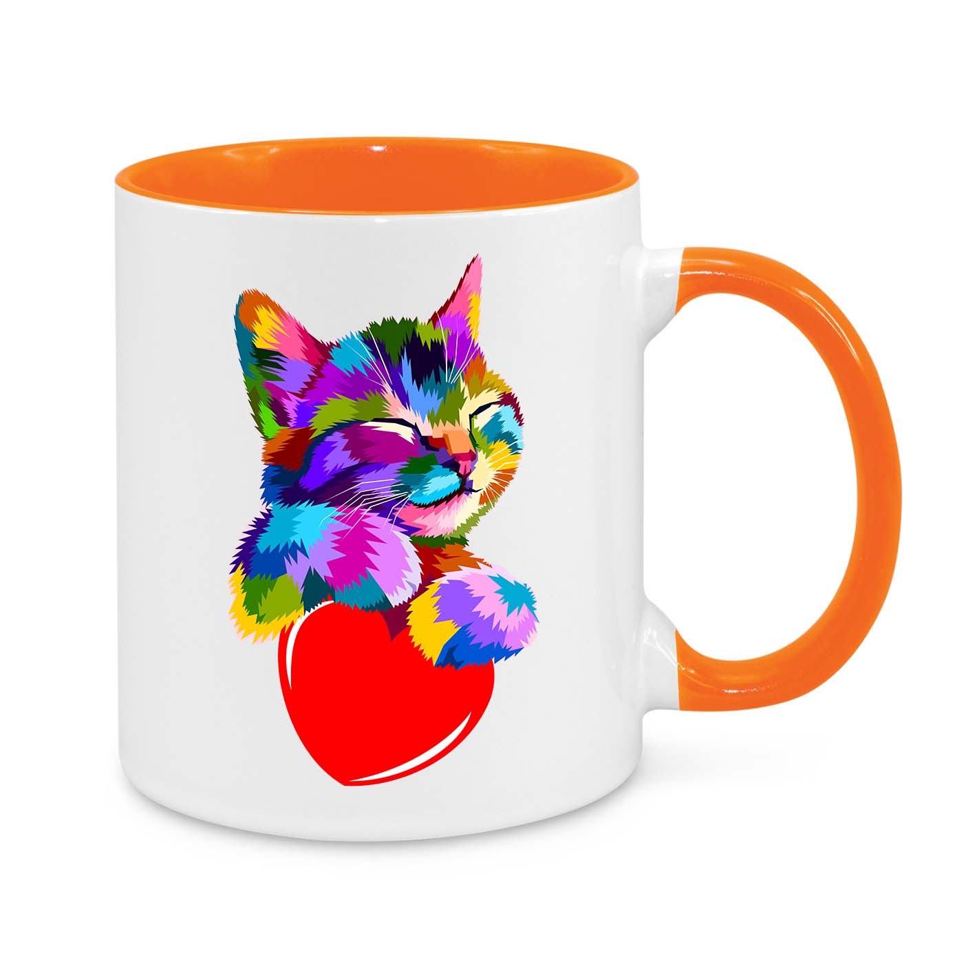 Colourful Cat Art Mug – The Purr-fect Gift for Cat Lovers