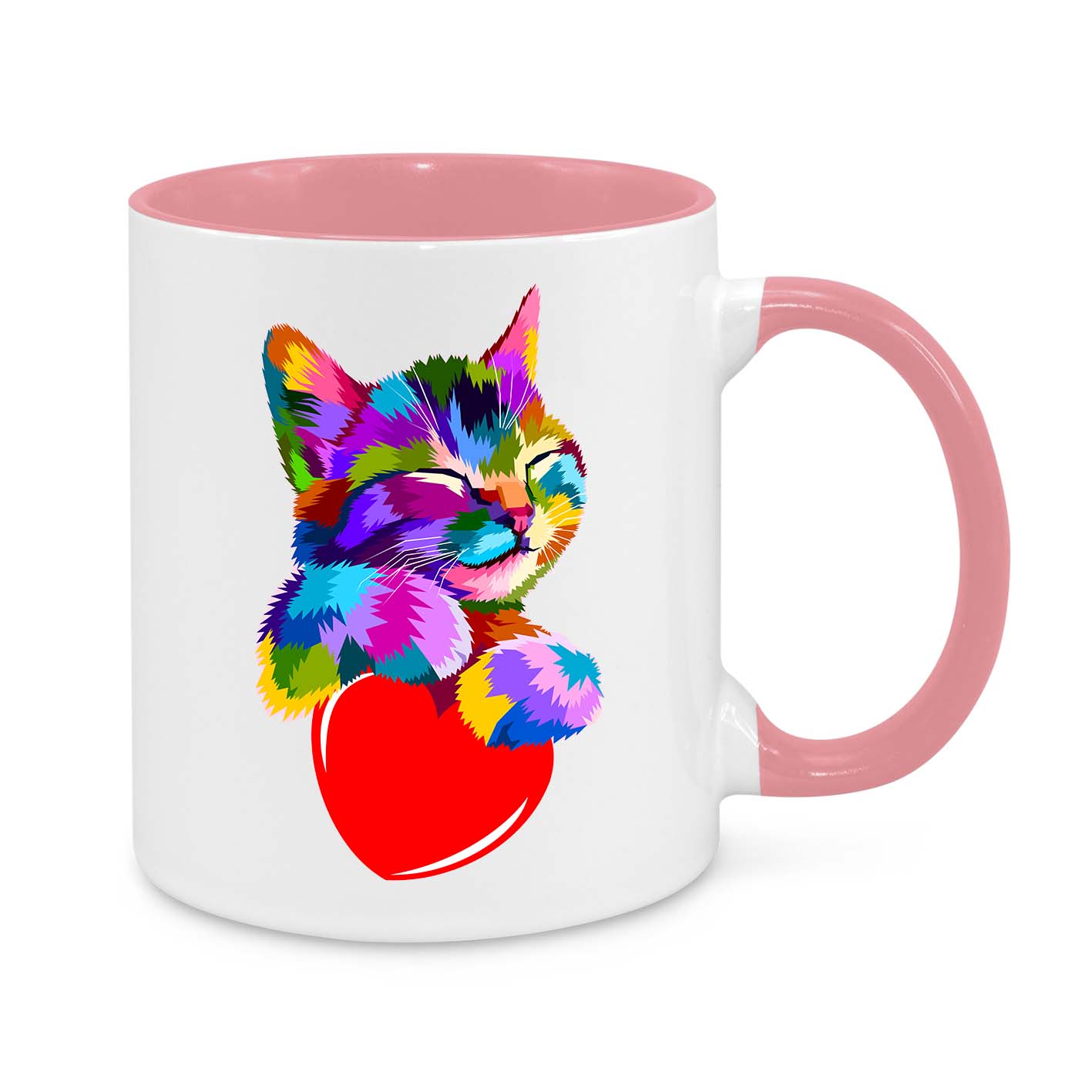 Colourful Cat Art Mug – The Purr-fect Gift for Cat Lovers