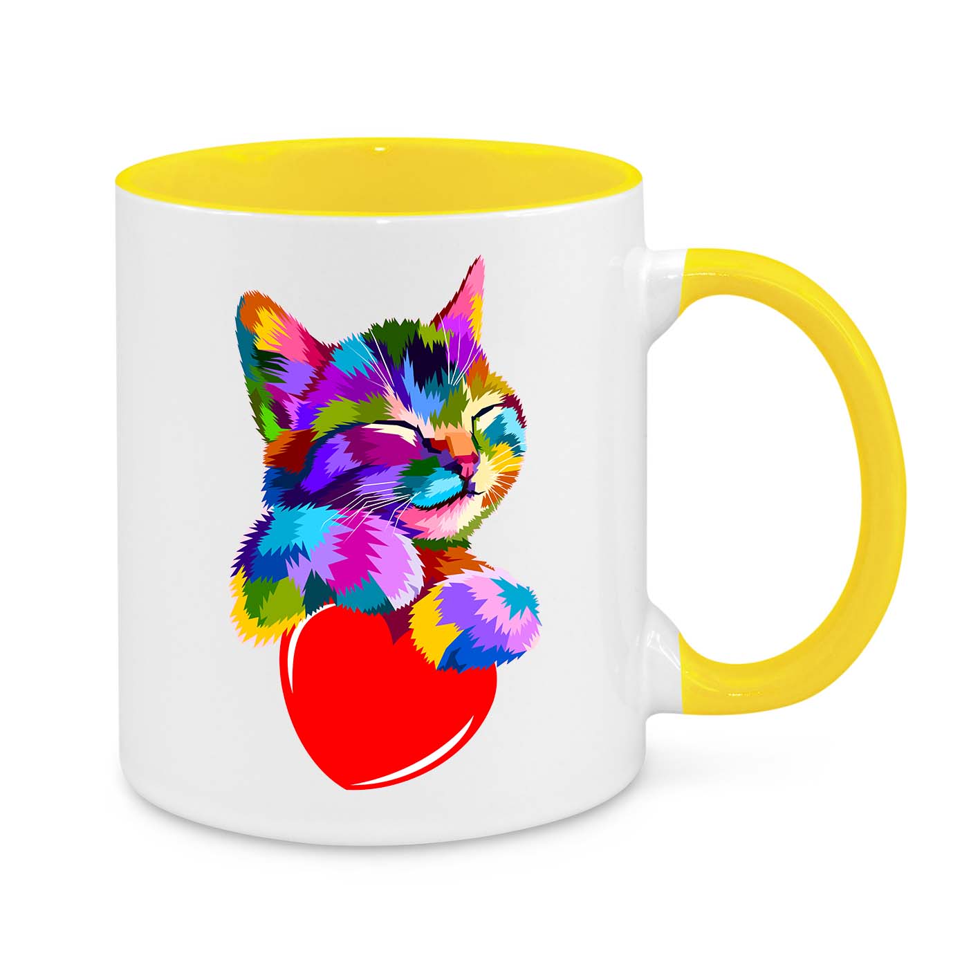 Colourful Cat Art Mug – The Purr-fect Gift for Cat Lovers