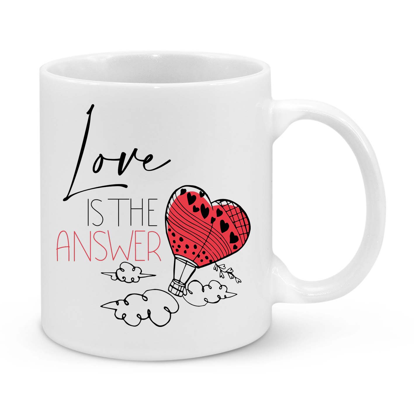 Love Is the Answer Novelty Mug