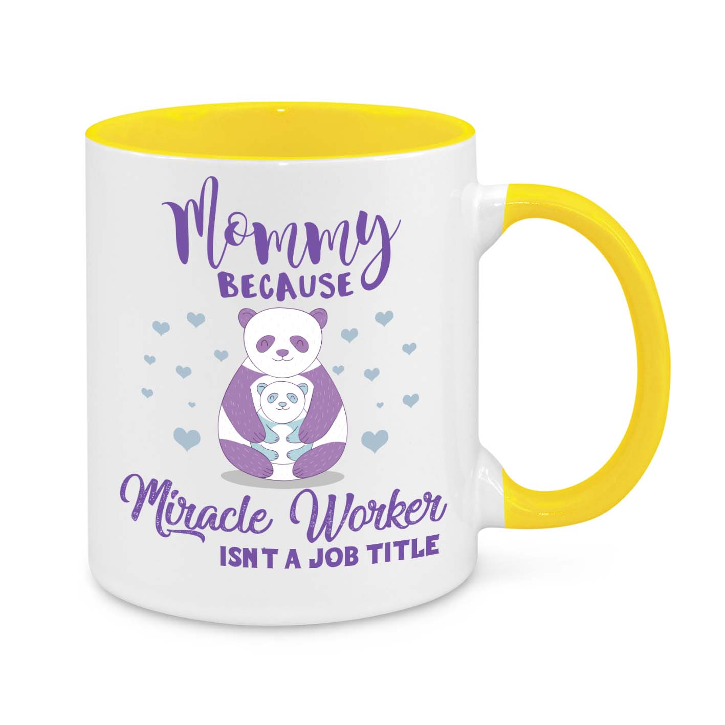 Mommy Miracle Worker Mug – Cute Panda Coffee Cup for Mum