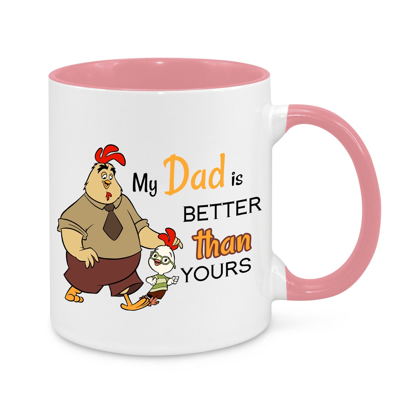 My Dad Is Better Than Yours Coffee Mug – Funny Father’s Day Gift – Dad & Kid Cartoon Design