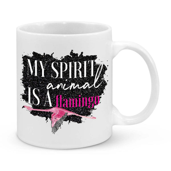 My Spirit Animal is a Flamingo Novelty Mug