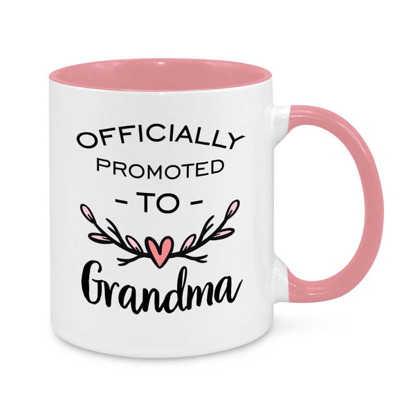 Officially Promoted to Grandma – Personalised New Grandma Mug