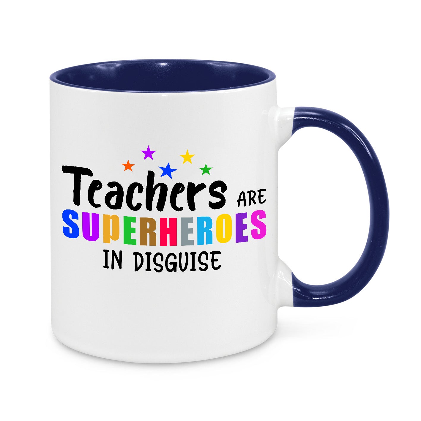 Teachers Are Superheroes In Disguise – Colourful Novelty Mug