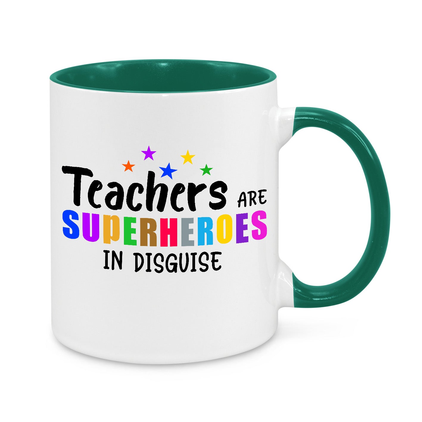 Teachers Are Superheroes In Disguise – Colourful Novelty Mug