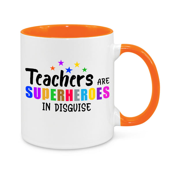 Teachers Are Superheroes In Disguise – Colourful Novelty Mug