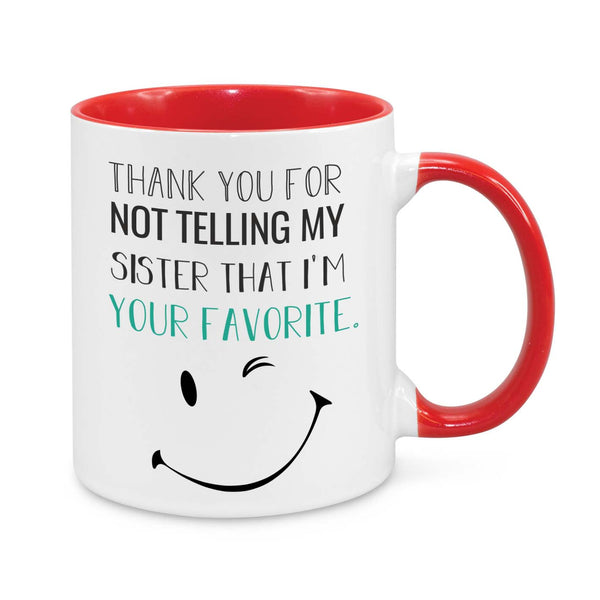Funny Favourite Child Mug – Humorous Coffee Cup Gift for Parents