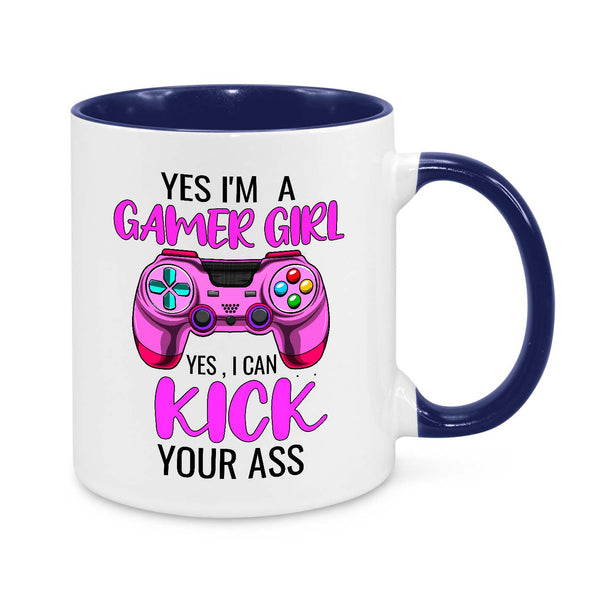 Yes, I'm a Gamer Girl – Funny Gaming Mug for Female Gamers