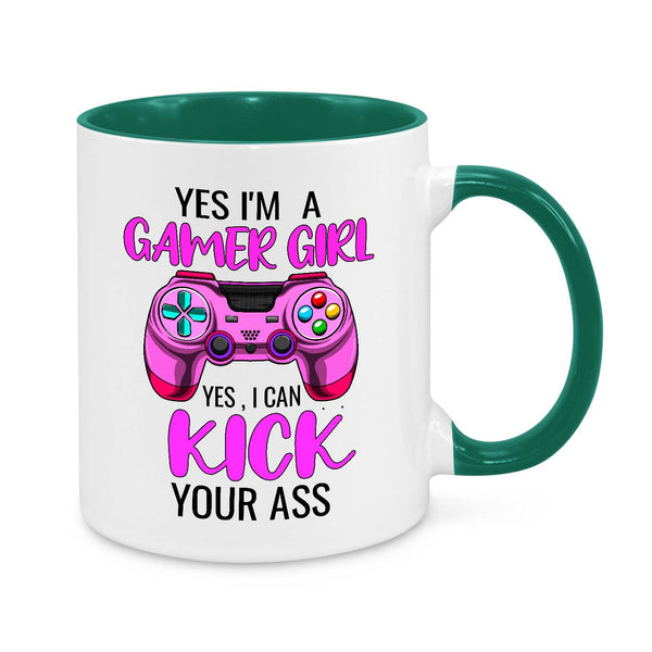 Yes, I'm a Gamer Girl – Funny Gaming Mug for Female Gamers