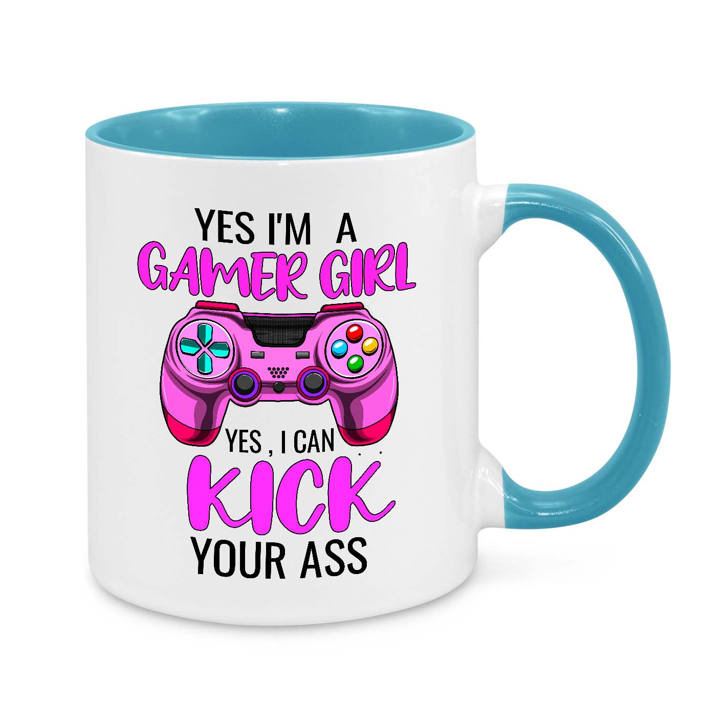Yes, I'm a Gamer Girl – Funny Gaming Mug for Female Gamers