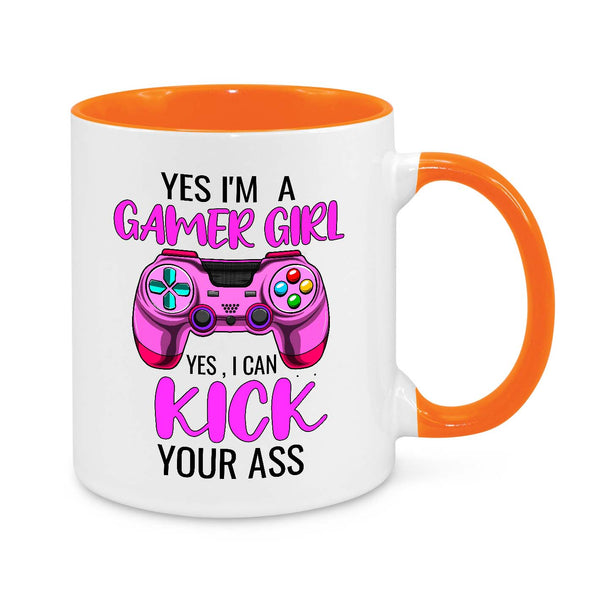 Yes, I'm a Gamer Girl – Funny Gaming Mug for Female Gamers