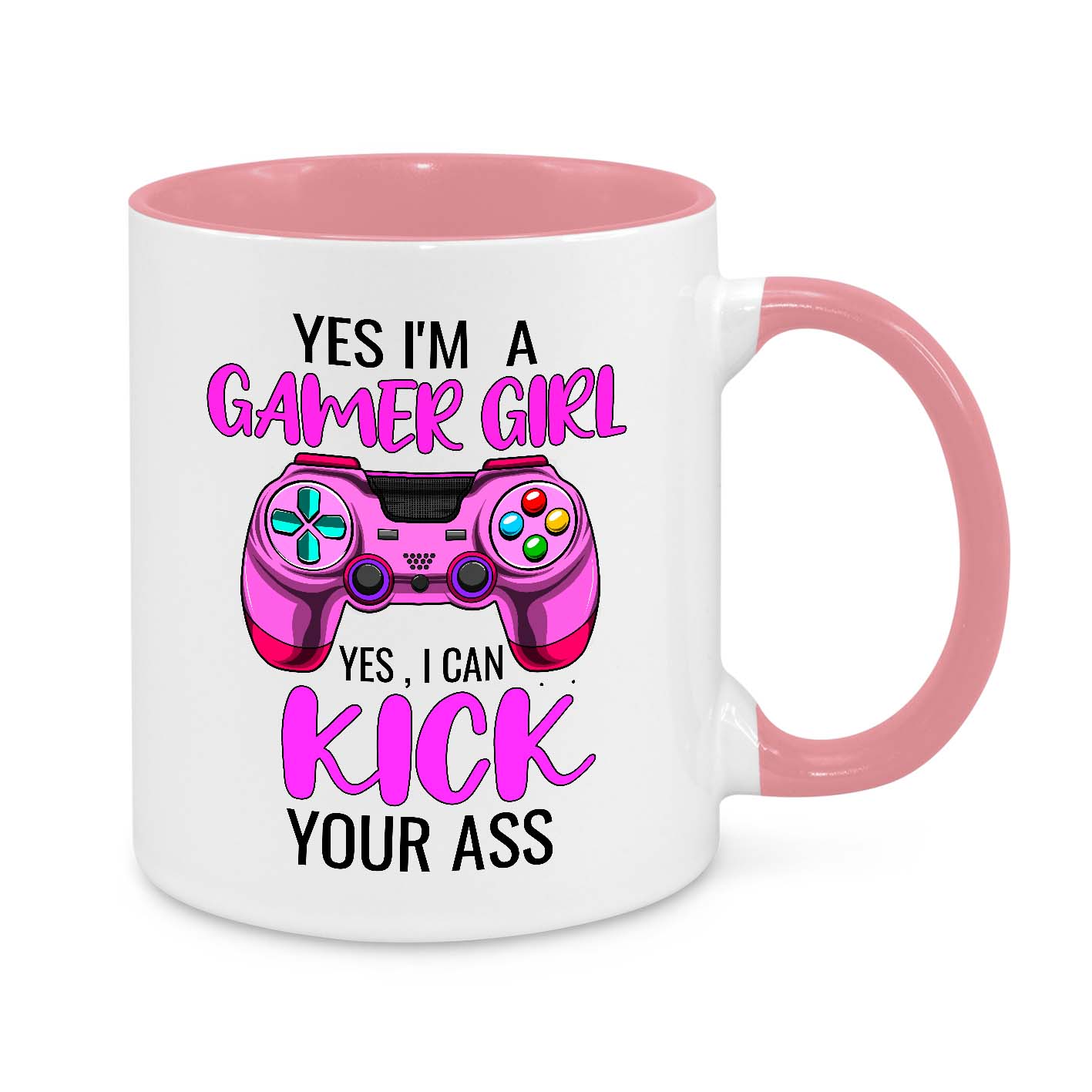Yes, I'm a Gamer Girl – Funny Gaming Mug for Female Gamers