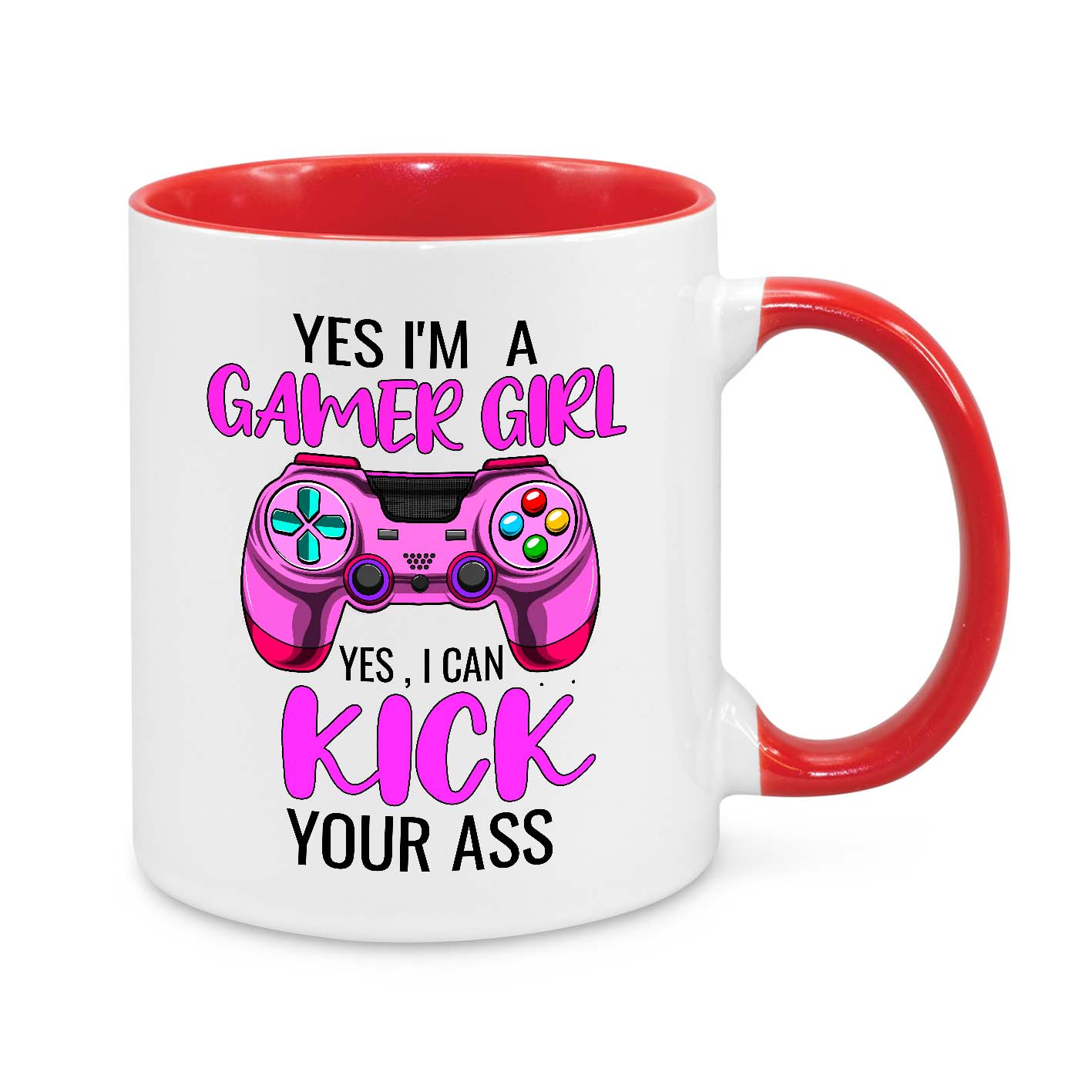 Yes, I'm a Gamer Girl – Funny Gaming Mug for Female Gamers