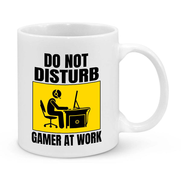 Do Not Disturb! Gamer At Work! Novelty Mug