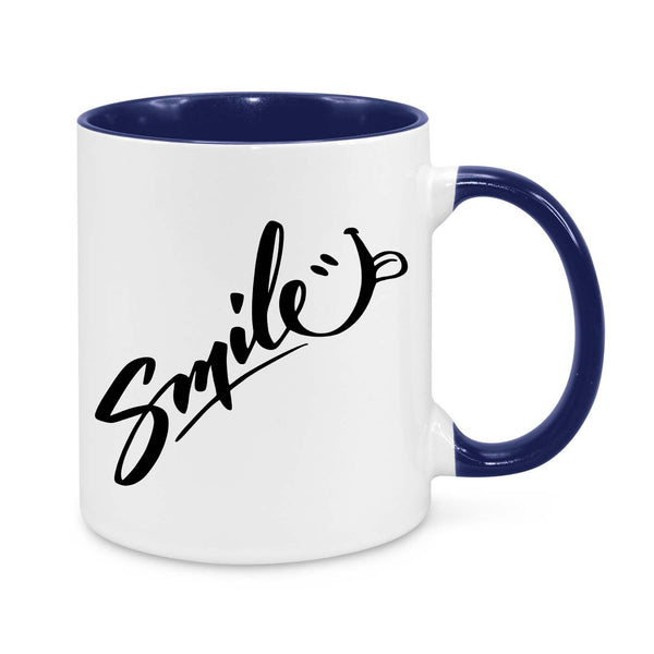 Positive Vibes Coffee Mug – "Smile" Motivational 11oz Mug