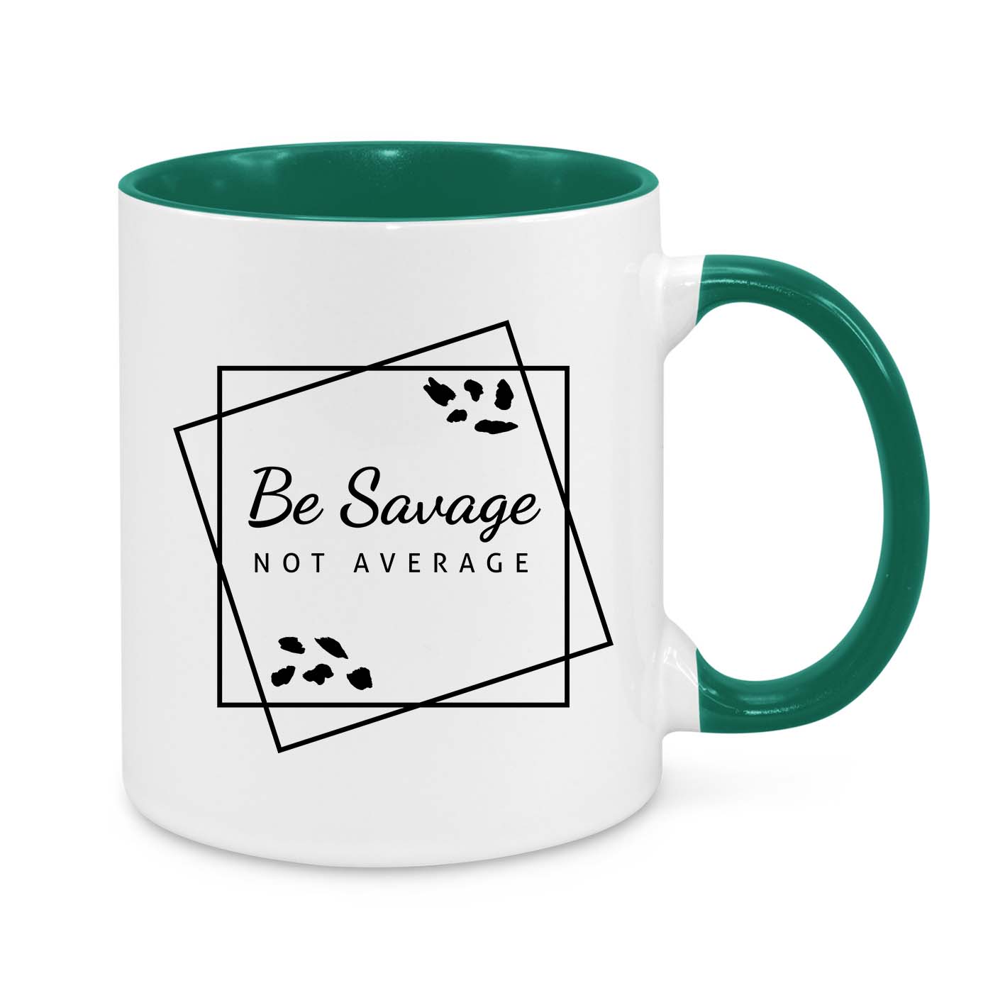 Be Savage, Not Average Mug – Bold & Motivational Coffee Cup