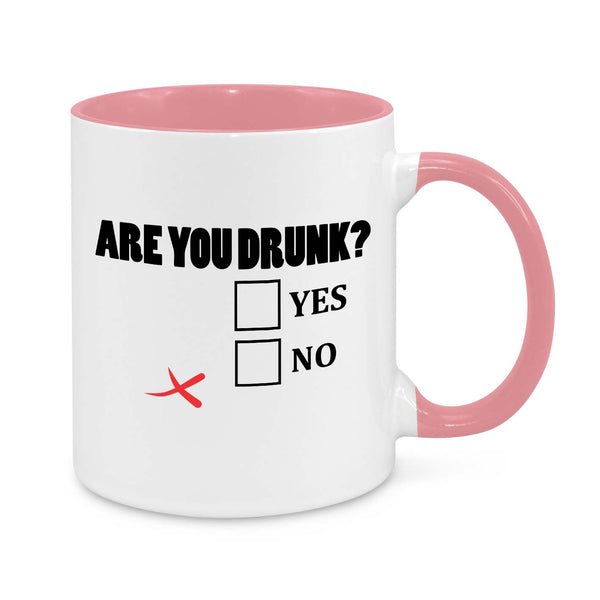 Funny Coffee Mug - "Are You Drunk?" Hilarious Drinking Gift for Friends & Coworkers