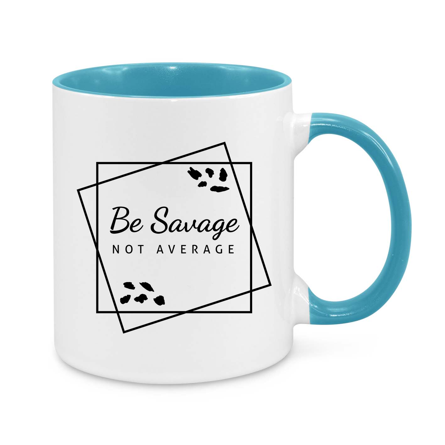Be Savage, Not Average Mug – Bold & Motivational Coffee Cup