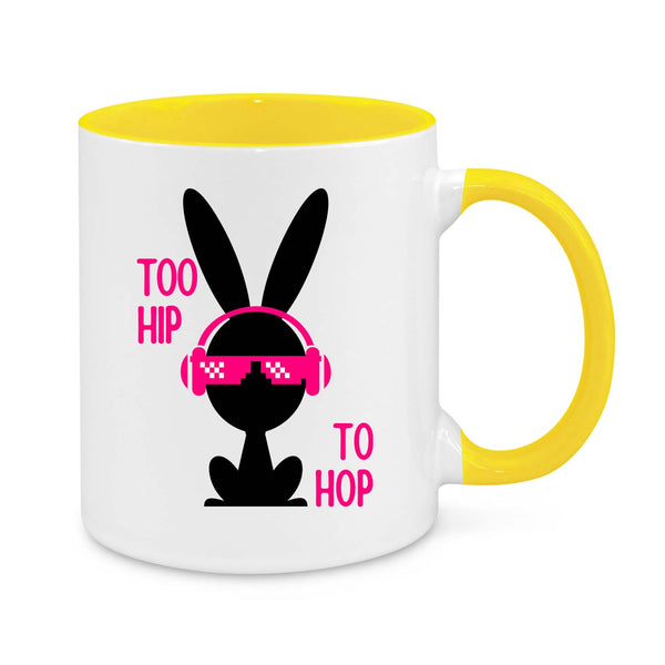 Too Hip to Hop Bunny 11oz Novelty Mug