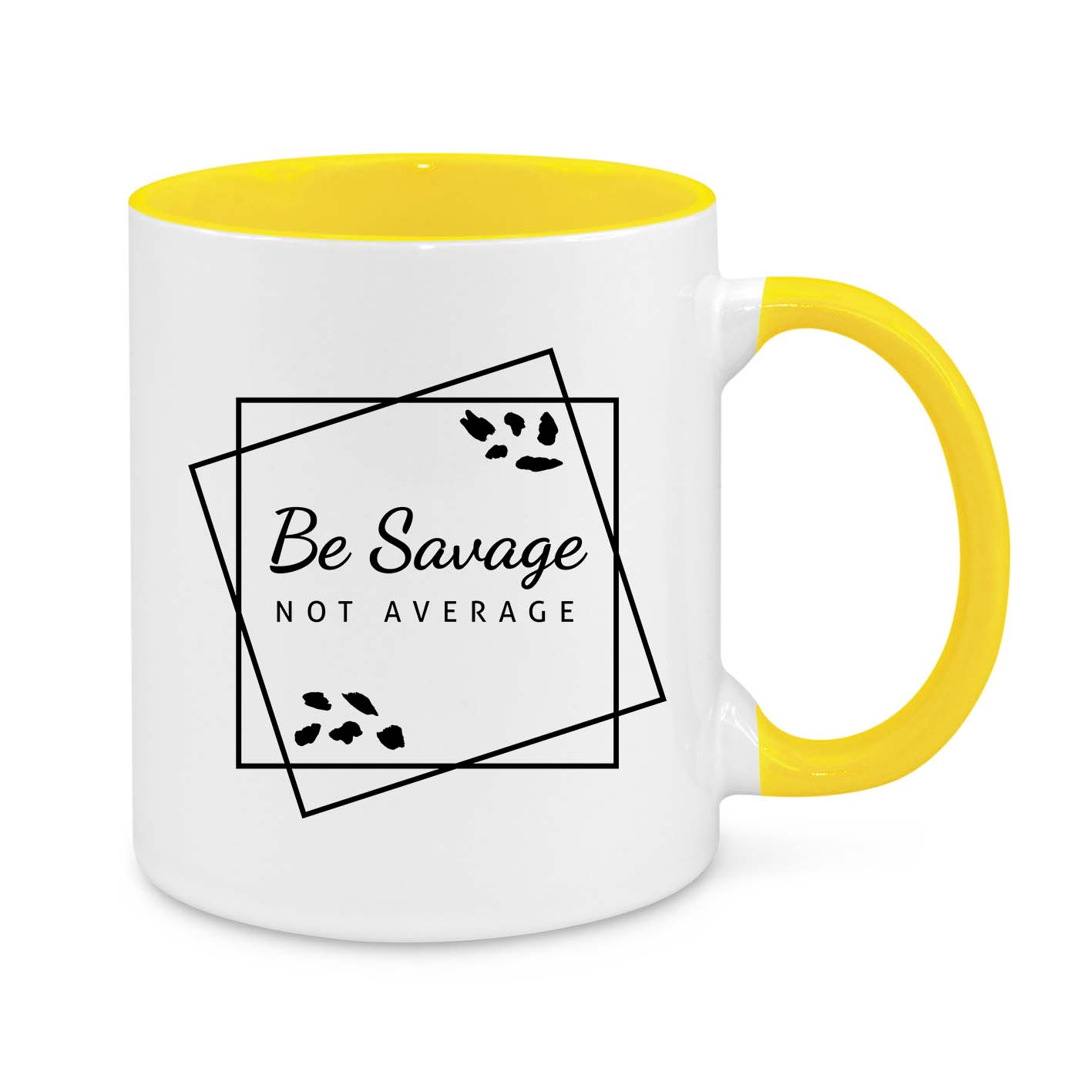 Be Savage, Not Average Mug – Bold & Motivational Coffee Cup