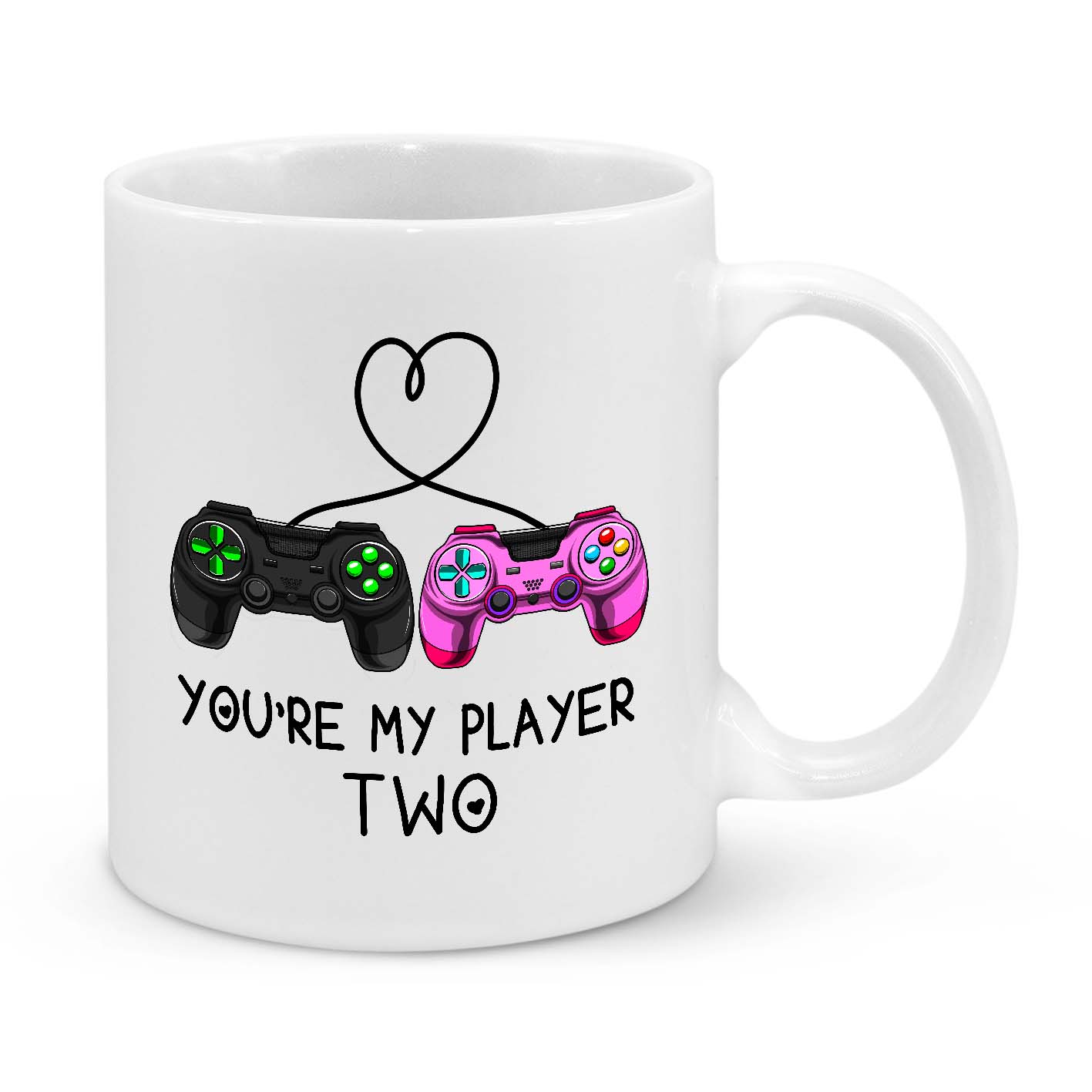 You're My Player Two – Cute Gamer Couple Mug