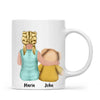 Personalised Child & Teddy Bear Mug – Customisable Character & Teddy