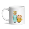 Personalised Child & Teddy Bear Mug – Customisable Character & Teddy
