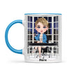 Personalised Business Woman Mug – Customisable Hair, Outfit & Name