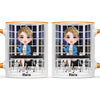 Personalised Business Woman Mug – Customisable Hair, Outfit & Name