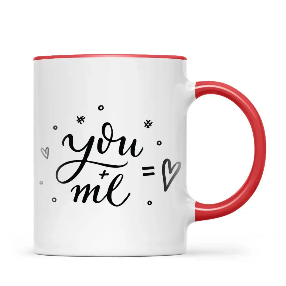 Heartfelt Connection: Customizable Couple Mug